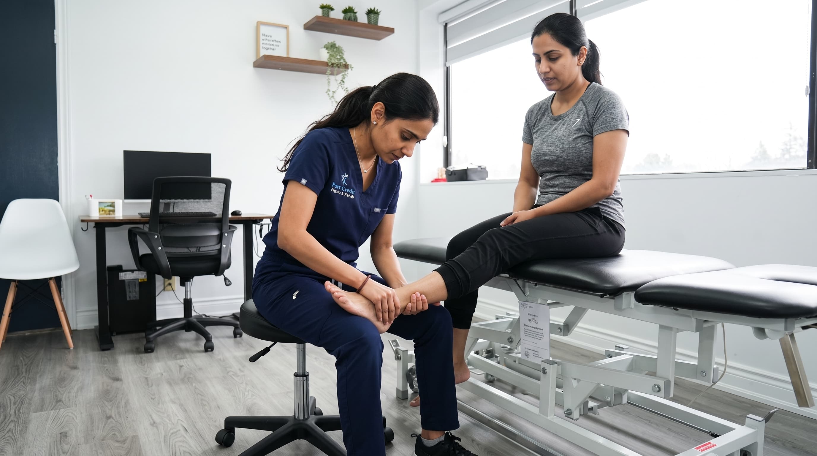 Ankle & Foot Pain physiotherapy treatment Port Credit Mississauga