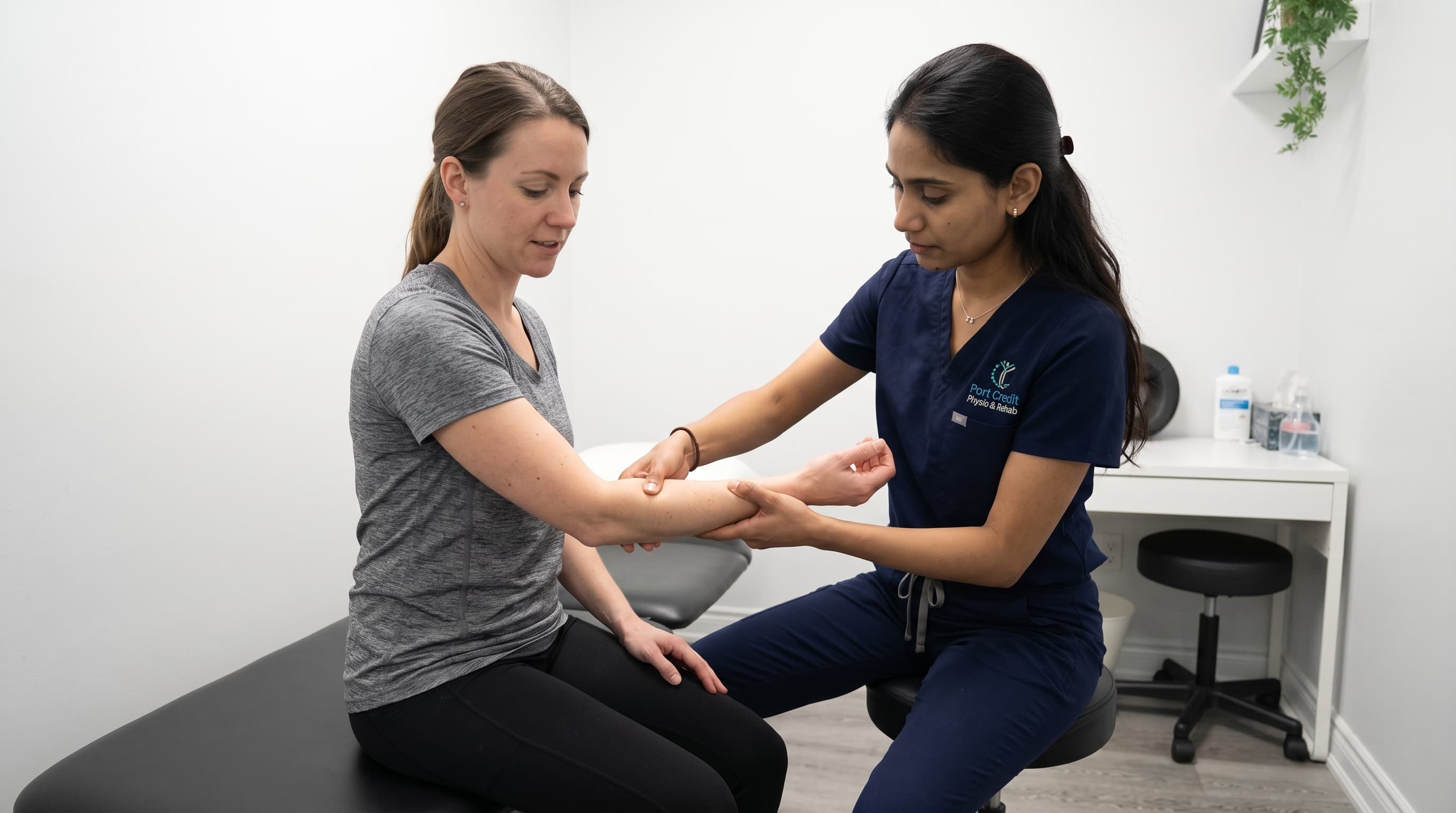 Elbow Pain, Tennis Elbow & Golfer's Elbow physiotherapy treatment Port Credit Mississauga