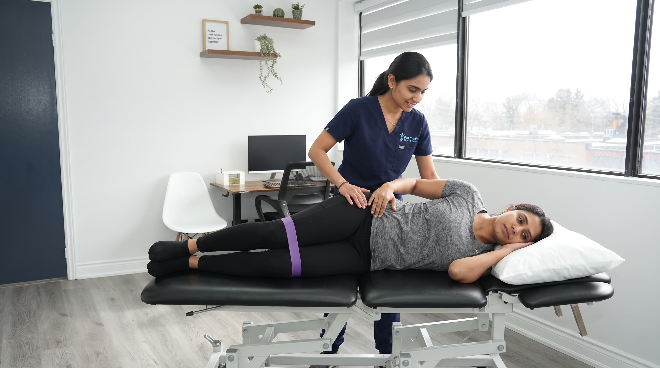 Hip Pain physiotherapy treatment Port Credit Mississauga