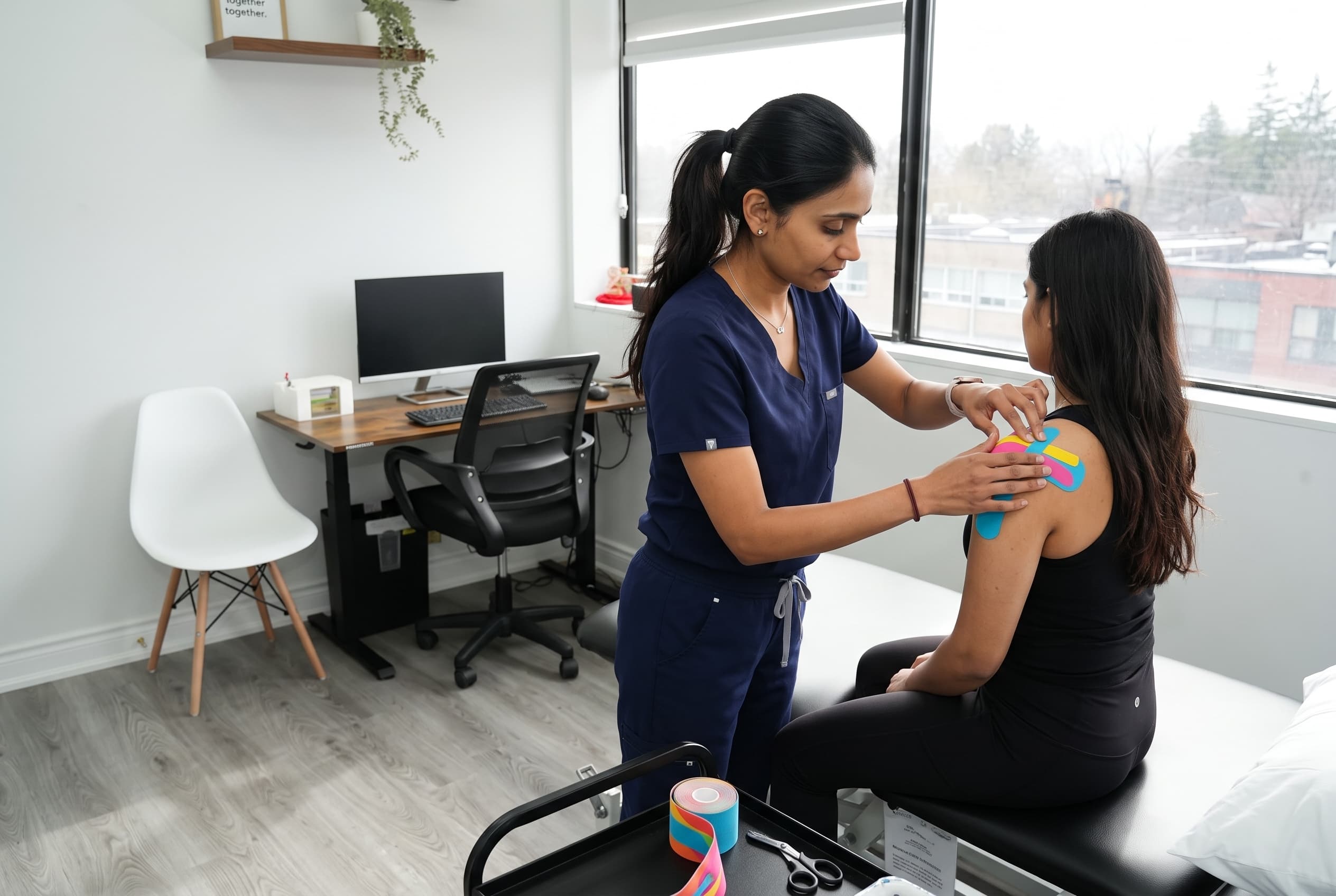 Kinesio Taping physiotherapy service Port Credit Mississauga